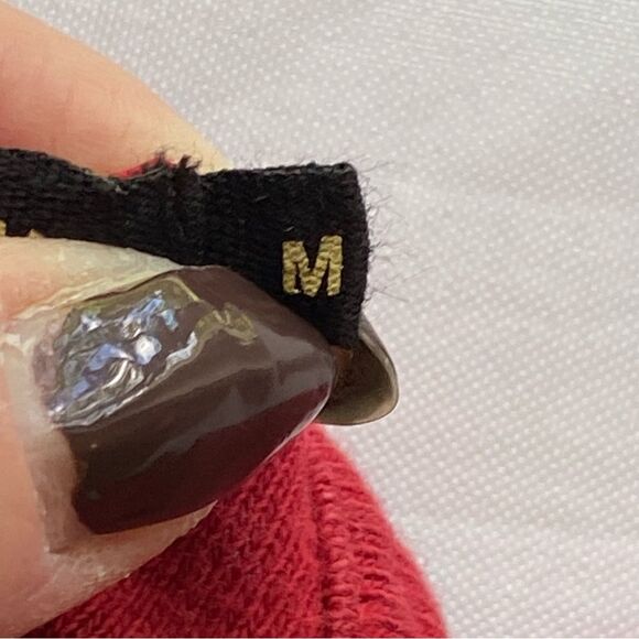 Rag & Bone/ JEAN Red Cast Number "5" Applique Tank Top Size Medium - Picture 13 of 15